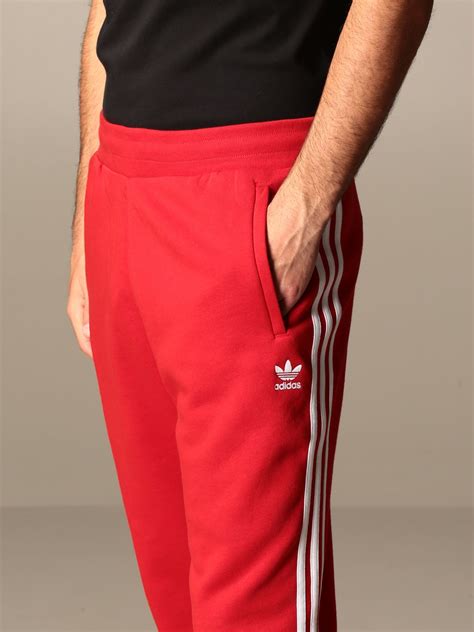 adidas herren hose rot|rote Hosen für Herren .